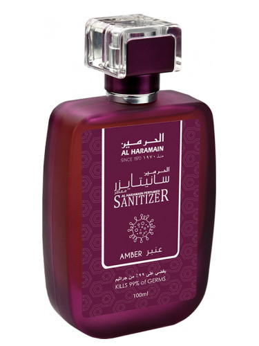 عطر ادکلن امبر سنیتایزر الهارمین پرفیومز - Amber Sanitizer Al Haramain Perfumes - بررسی، قیمت و خرید