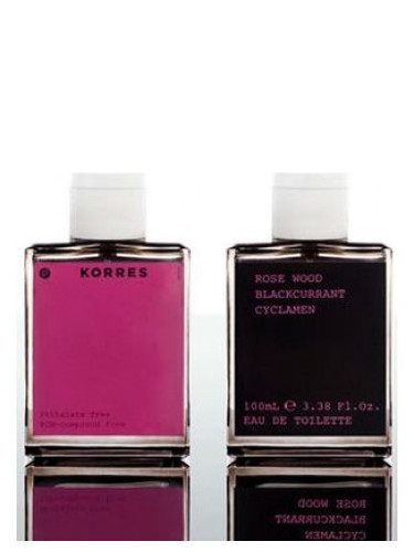 عطر ادکلن رز وود بلک کارنت سیکلامن کورِس - Rose Wood Blackcurrant Cyclamen Korres - بررسی، قیمت و خرید