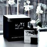 عطر ادکلن بیست و چهار عیار طلای سفید لتافه پرفیومز - 24 Carat White Gold Lattafa Perfumes - بررسی، قیمت و خرید