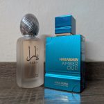 عطر ادکلن امبر عود آکوا دبی الحرمین پرفیومز - Amber Oud Aqua Dubai Al Haramain Perfumes - بررسی، قیمت و خرید