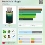 عطر ادکلن باچو نلا پیویا کومو لیک - Bacio Nella Pioggia Como Lake - بررسی، قیمت و خرید