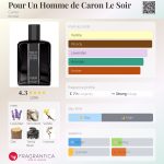 عطر ادکلن پور آن اوم دو کارون لو سوآر کارون - Pour Un Homme de Caron Le Soir Caron - بررسی، قیمت و خرید