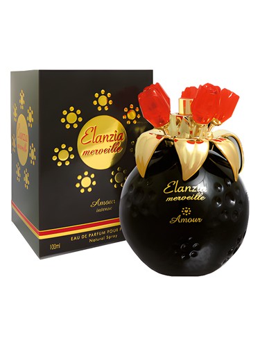 عطر ادکلن اِلَنزیا مِروَیل اَموغ بلَک اینتِنس الانزیا - Elanzia Merveille Amour Black Intense Elanzia - بررسی، قیمت و خرید